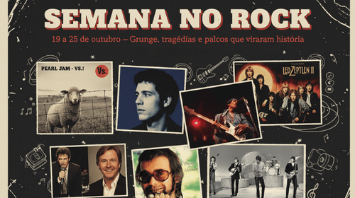Semana no Rock: 19 a 25 de outubro — Grunge, tragédias e palcos que viraram história