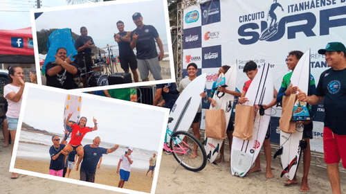 Por aí…: Circuito Itanhaense de Surf e Show da 4 Cilindros
