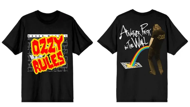 “Another Prick in the Wall”: Família Osbourne Lança Camiseta Debochando de Roger Waters Após Comentários Polêmicos