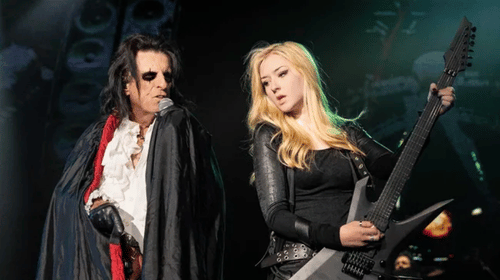 Alice Cooper Apresenta Anna Cara como Nova Guitarrista da Banda
