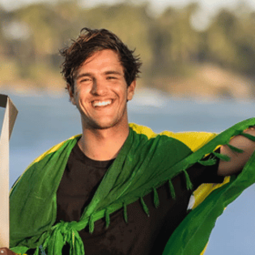 Gabriel Benetton encerra temporada de Kitesurf entre os três melhores do mundo