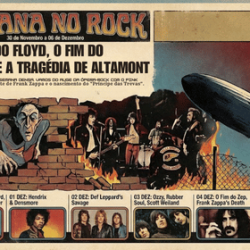 SEMANA NO ROCK: 30 de Novembro a 06 de Dezembro