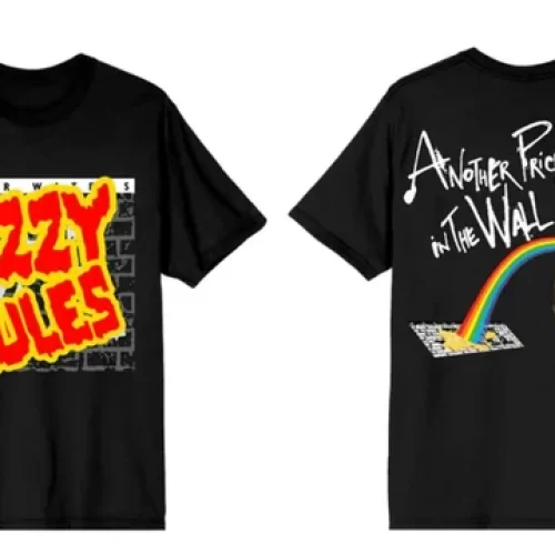 “Another Prick in the Wall”: Família Osbourne Lança Camiseta Debochando de Roger Waters Após Comentários Polêmicos